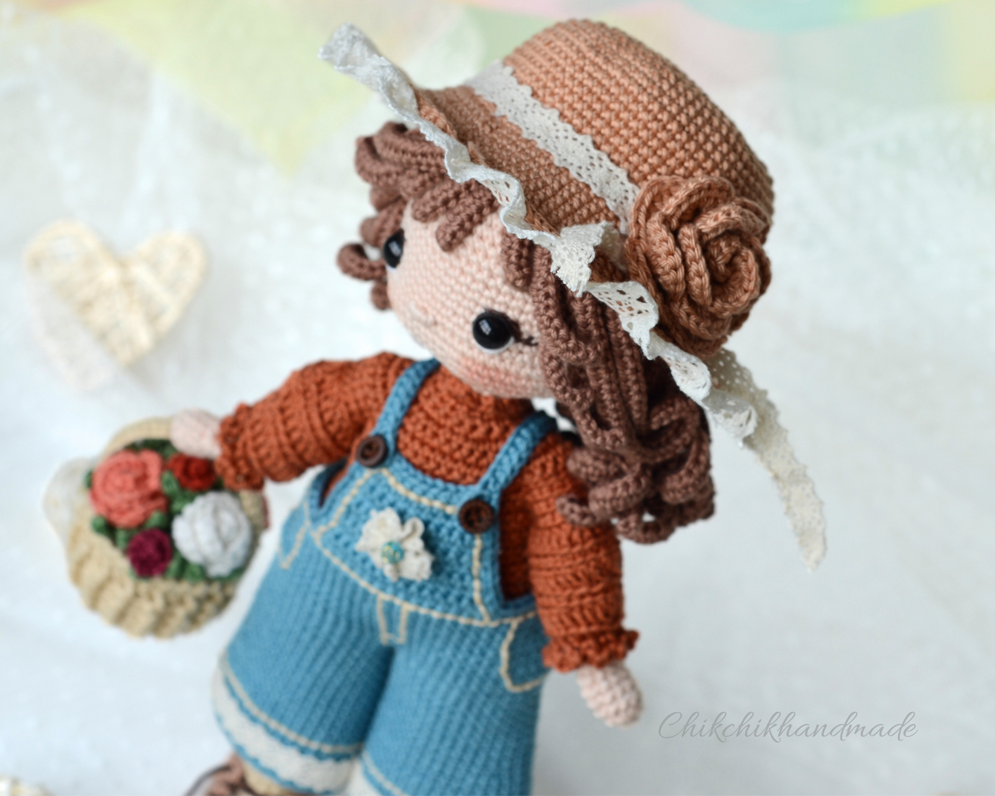 Crochet Doll Patterns Amigurumi Doll Pattern, Little CATHY, PDF Tutorial in English, Français, Deutsch, Español, Italiano