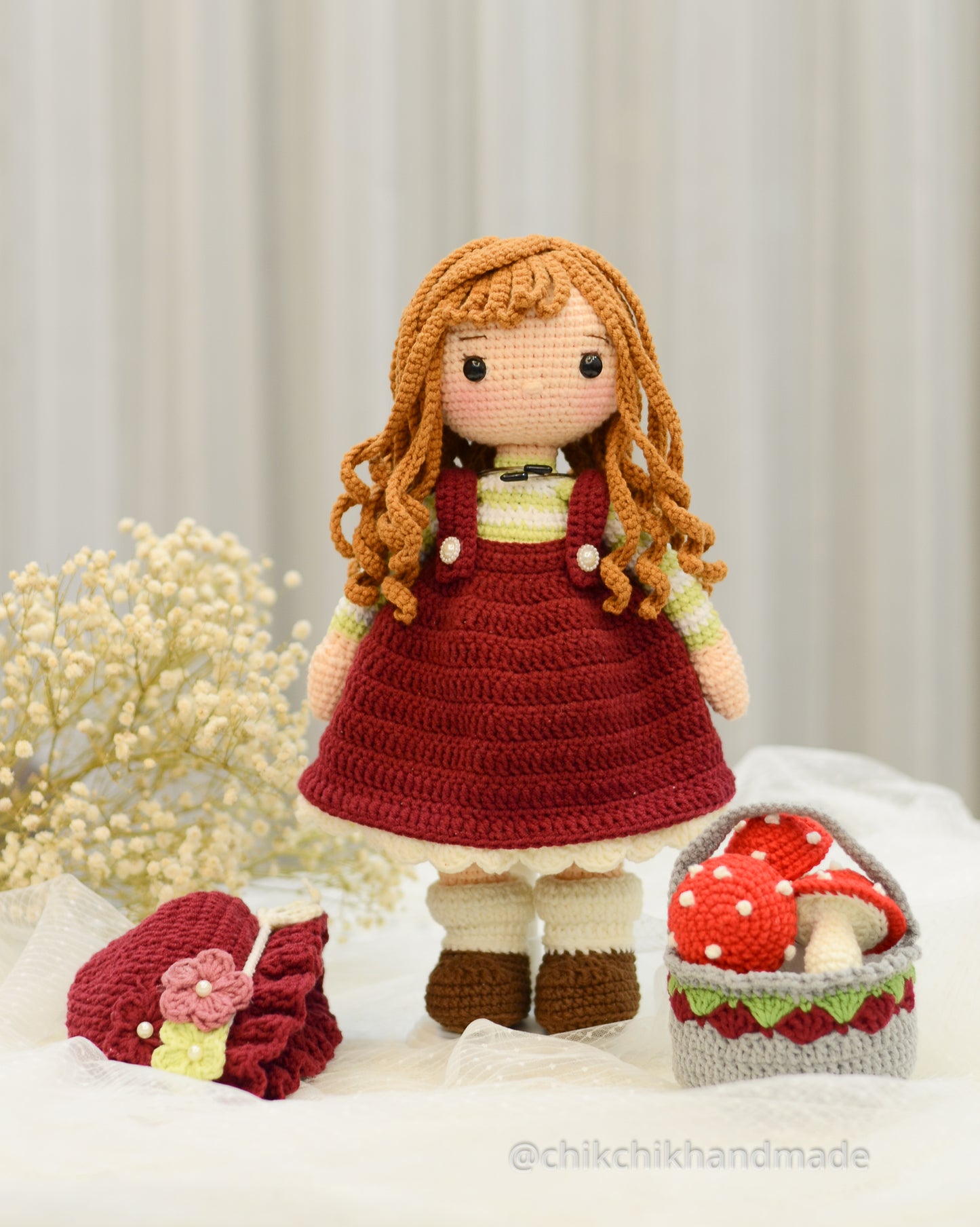 Crochet Doll Pattern, Amigurumi Doll, ANNIE Doll, PDF in English, Français, Deutsch, Nederlands, Español, Italiano