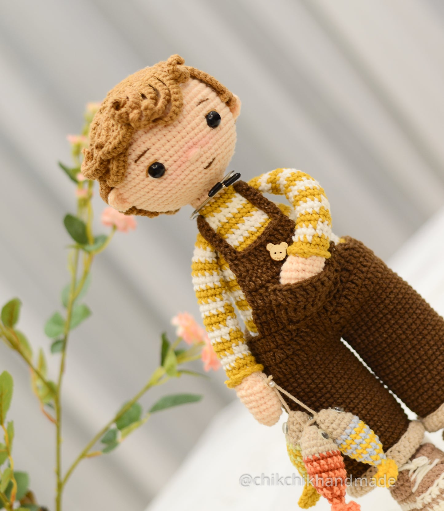 Crochet Boy Doll Pattern Amigurumi Doll Pattern, TOMMY The Fisher, PDF in English, Deutsch, French, Dutch, Portuguese, Español, Italiano
