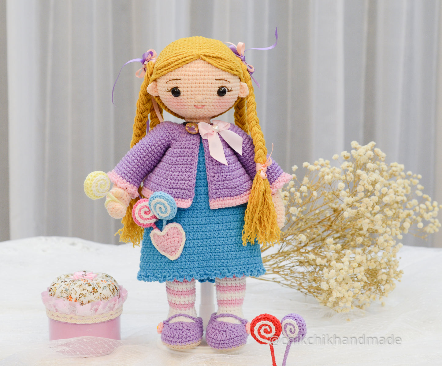 Crochet Dolls Pattern, Amigurumi Doll Pattern, LILY doll, PDF English Tutorial
