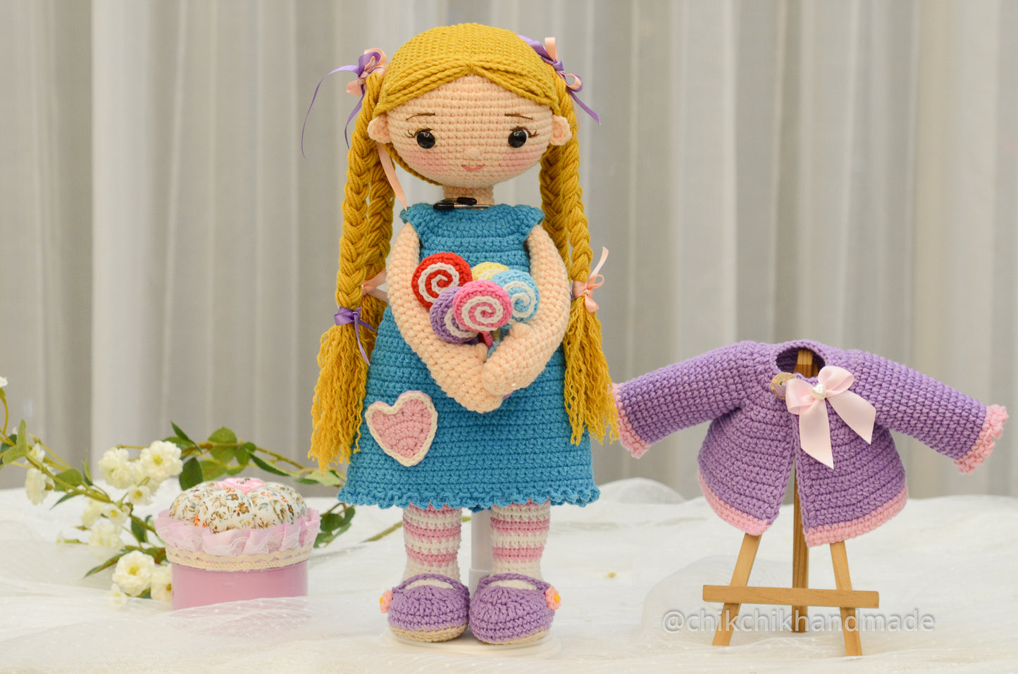 Crochet Dolls Pattern, Amigurumi Doll Pattern, LILY doll, PDF English Tutorial