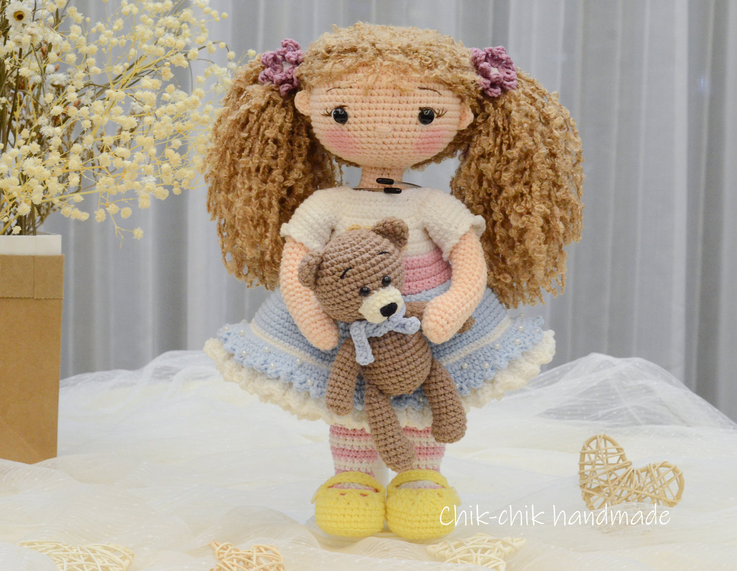 Crochet Doll Pattern Amigurumi Doll Pattern EMMA Doll PDF English Tutorial