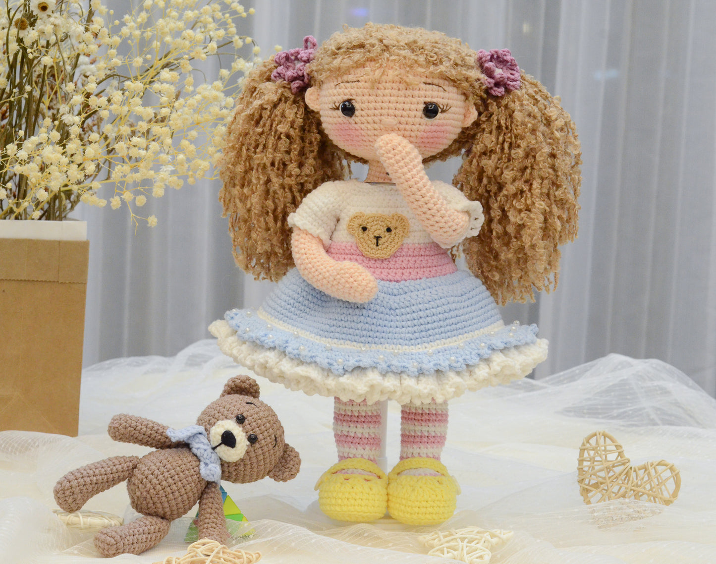 Crochet Doll Pattern Amigurumi Doll Pattern EMMA Doll PDF English Tutorial