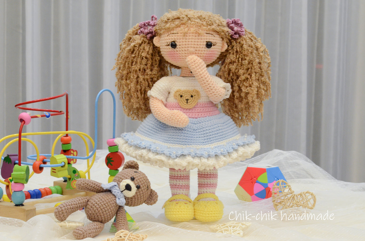 Crochet Doll Pattern Amigurumi Doll Pattern EMMA Doll PDF English Tutorial