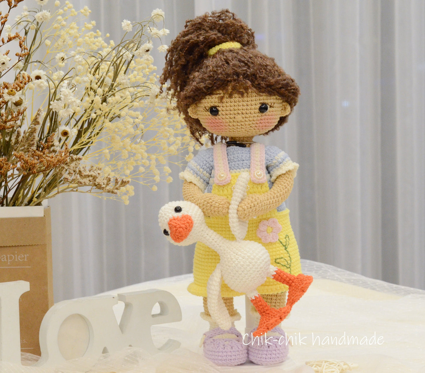 Crochet Doll Pattern Amigurumi Doll Pattern NANCY Doll PDF English, Français, Nederlands, Portuguêse