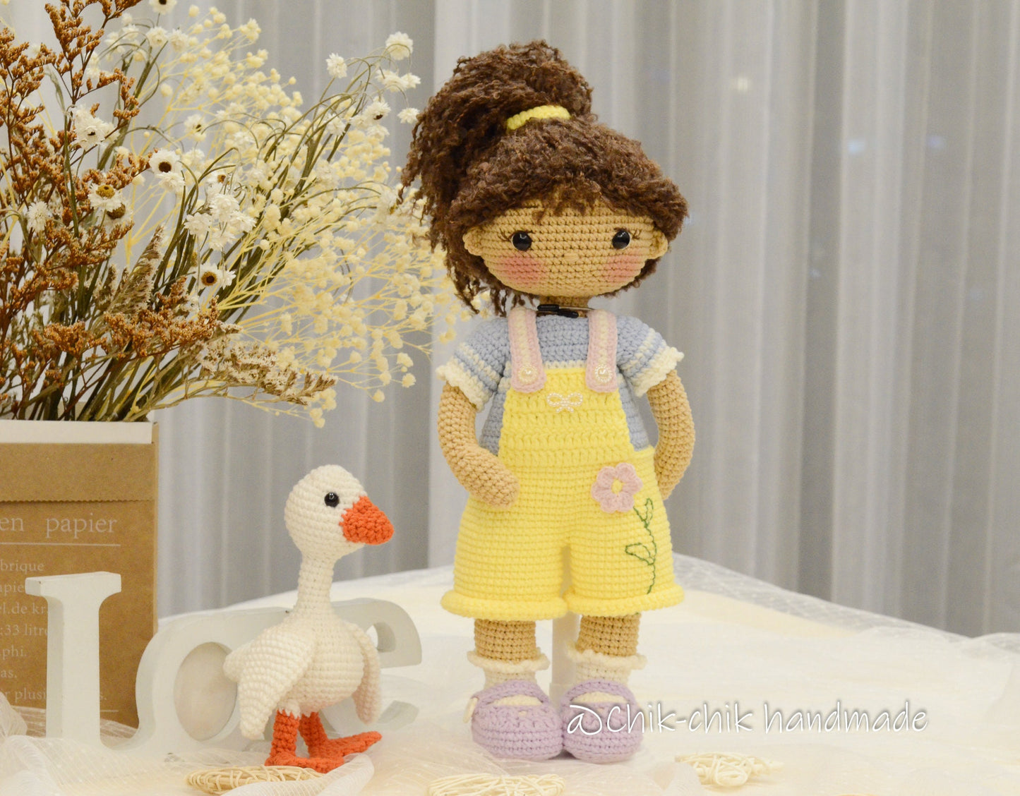 Crochet Doll Pattern Amigurumi Doll Pattern NANCY Doll PDF English, Français, Nederlands, Portuguêse