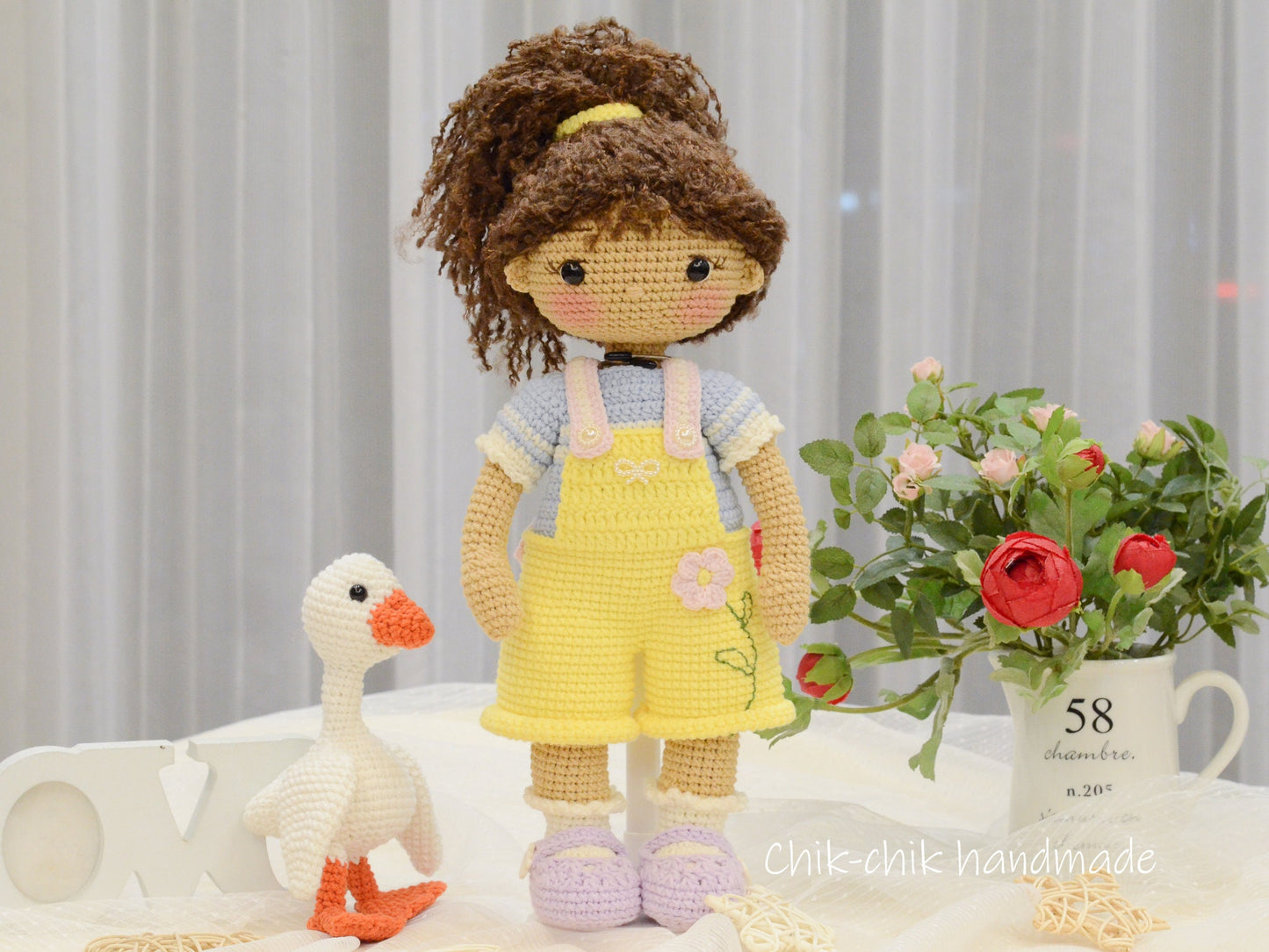 Crochet Doll Pattern Amigurumi Doll Pattern NANCY Doll PDF English, Français, Nederlands, Portuguêse