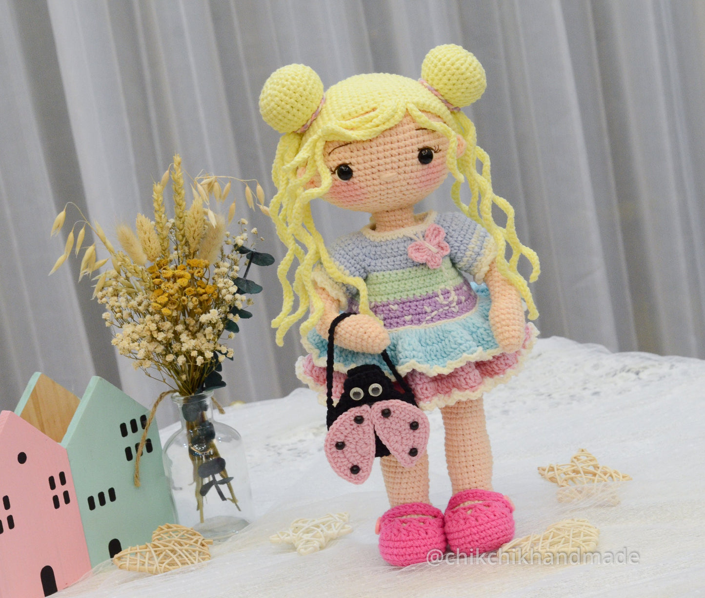 Crochet Doll Pattern, Amigurumi Doll Pattern, MILA Doll PDF English Tutorial