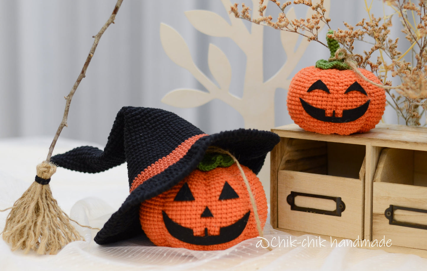 Halloween Pumpkins Amigurumi Crochet Pattern PDF English Tutorial
