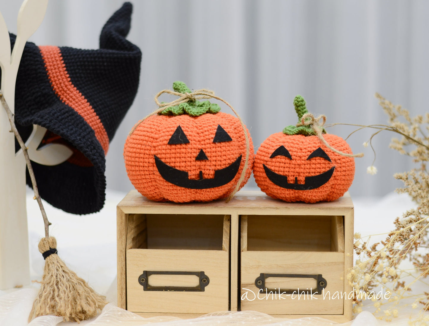 Halloween Pumpkins Amigurumi Crochet Pattern PDF English Tutorial