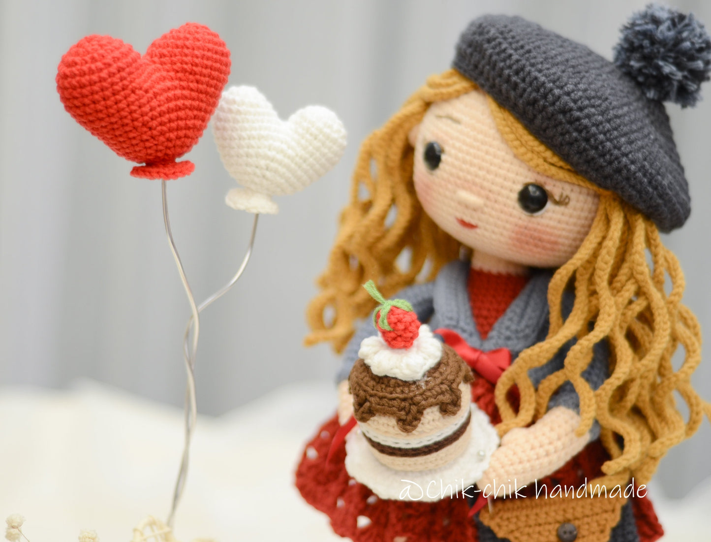 Crochet Doll Pattern Amigurumi Doll VALENTINA Doll PDF English Pattern