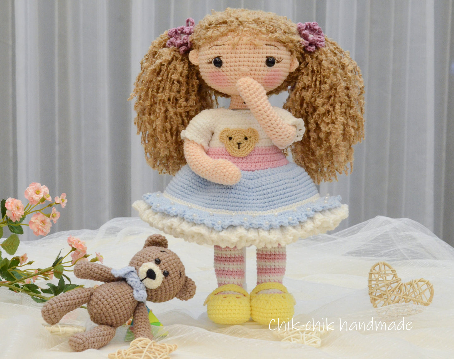 Crochet Doll Pattern Bundle 3 PDF English Tutorial