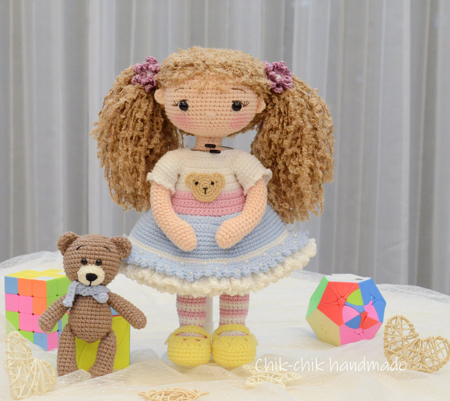 Crochet Doll Pattern Bundle 3 PDF English Tutorial