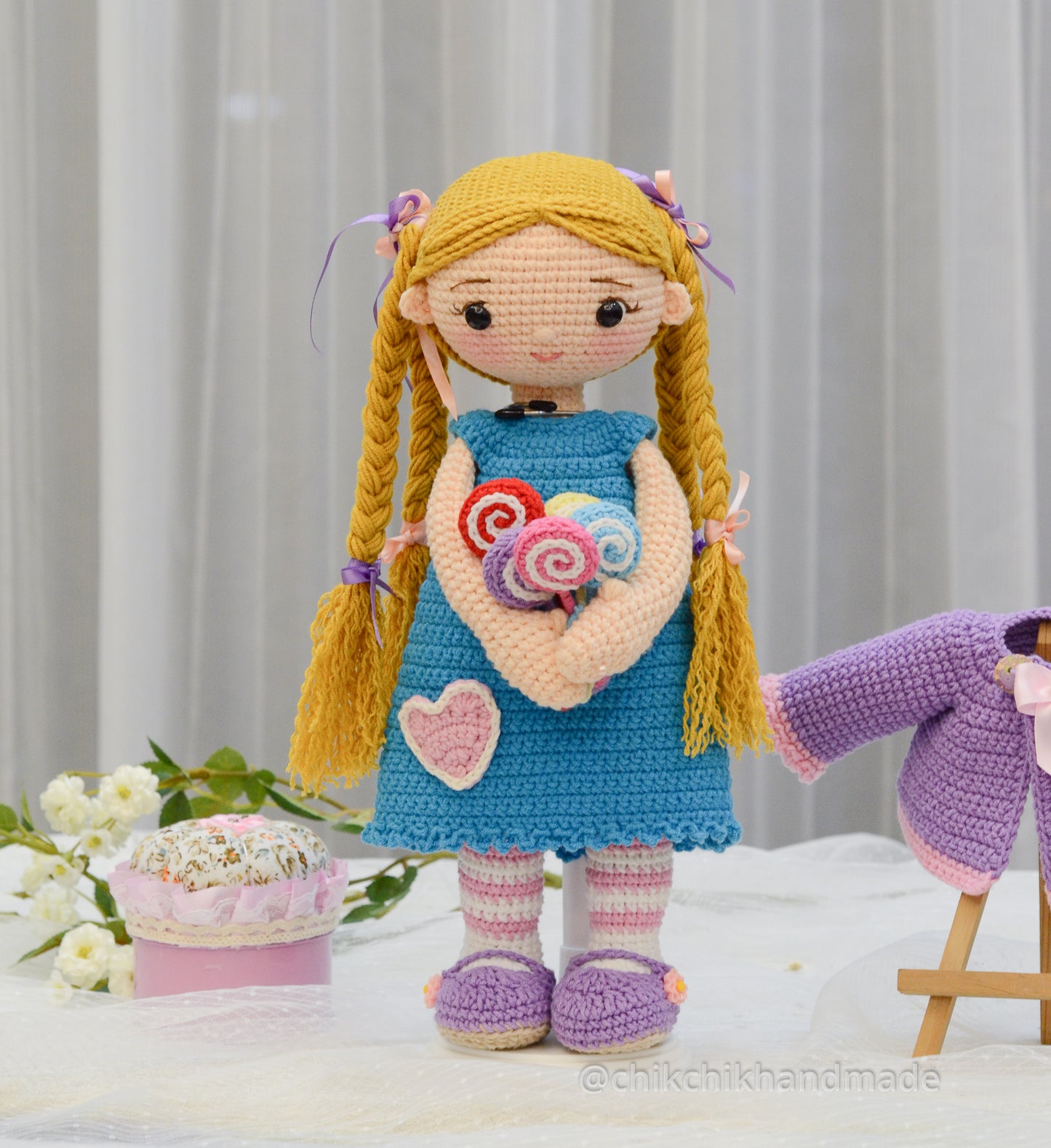 Crochet Doll Pattern Amigurumi Doll Pattern LILY doll PDF English Tutorial