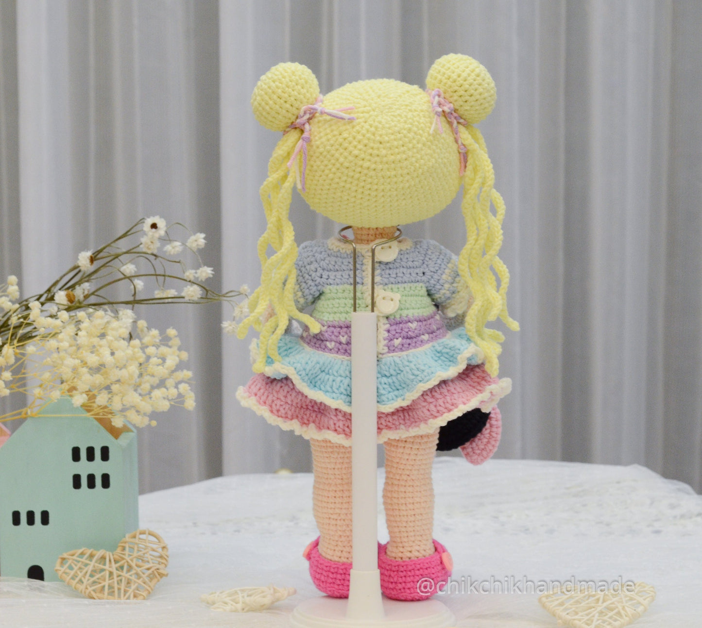 Crochet Doll Pattern, Amigurumi Doll Pattern, MILA Doll PDF English Tutorial