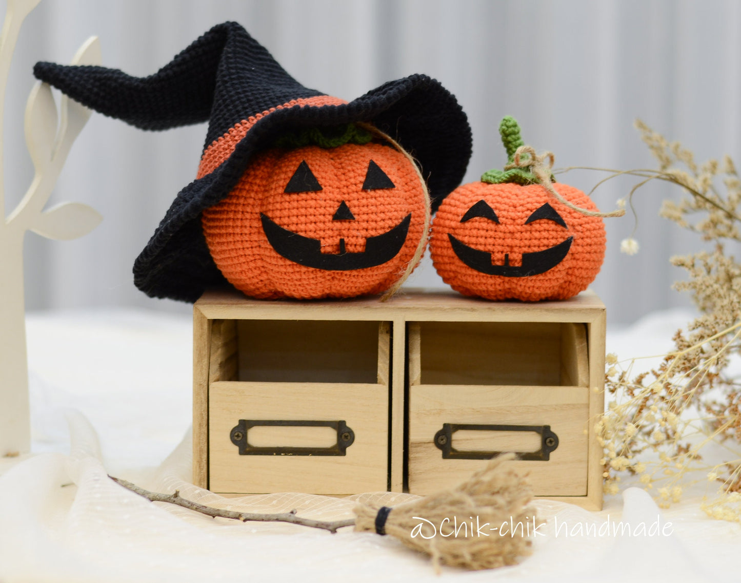 Halloween Pumpkins Amigurumi Crochet Pattern PDF English Tutorial