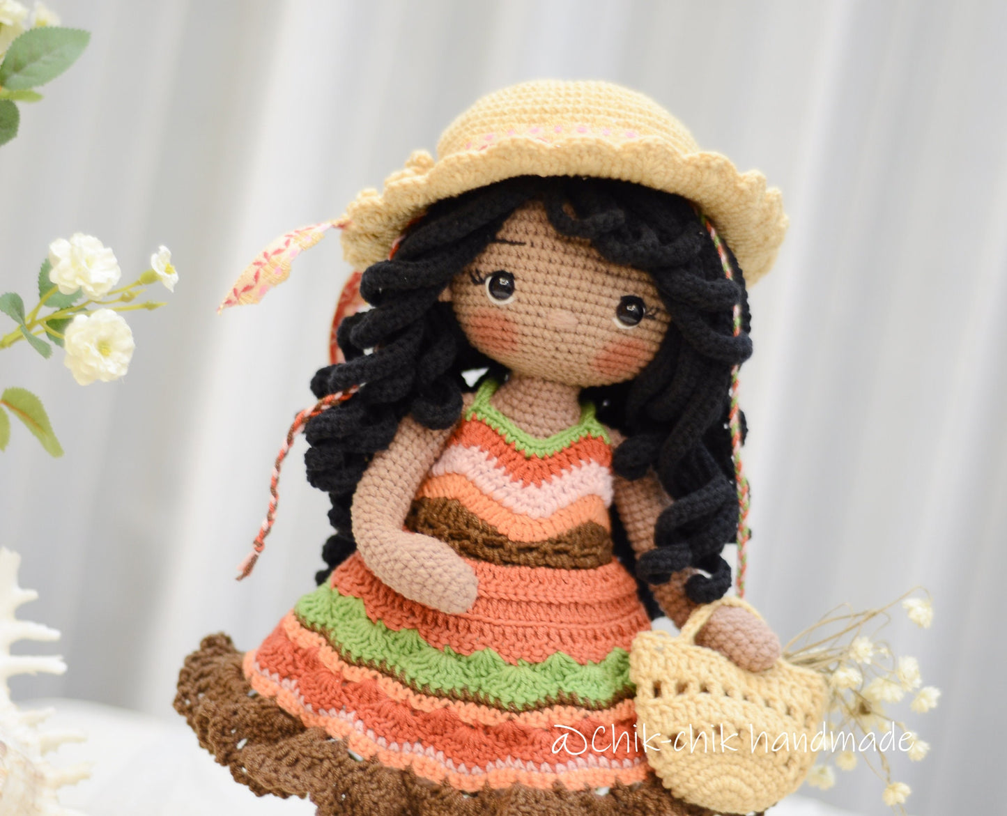 Crochet Doll Pattern, Amigurumi Doll Pattern, CAMILA Doll, PDF English Pattern