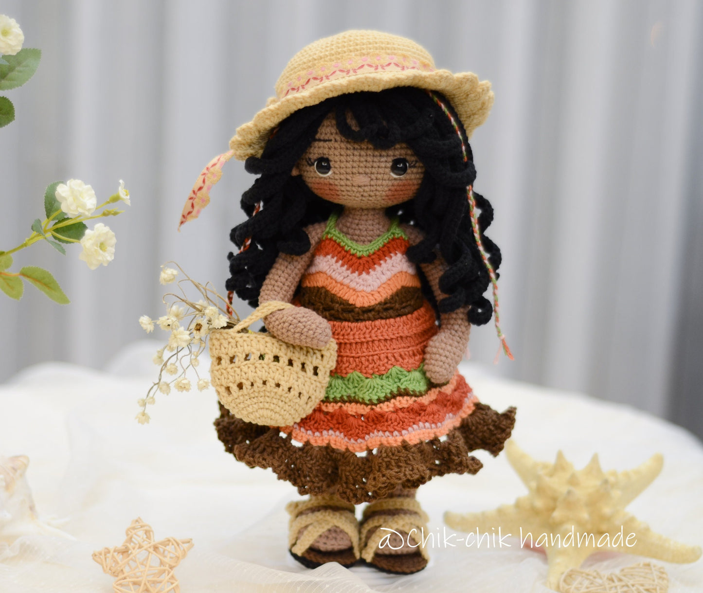 Crochet Doll Pattern, Amigurumi Doll Pattern, CAMILA Doll, PDF English Pattern