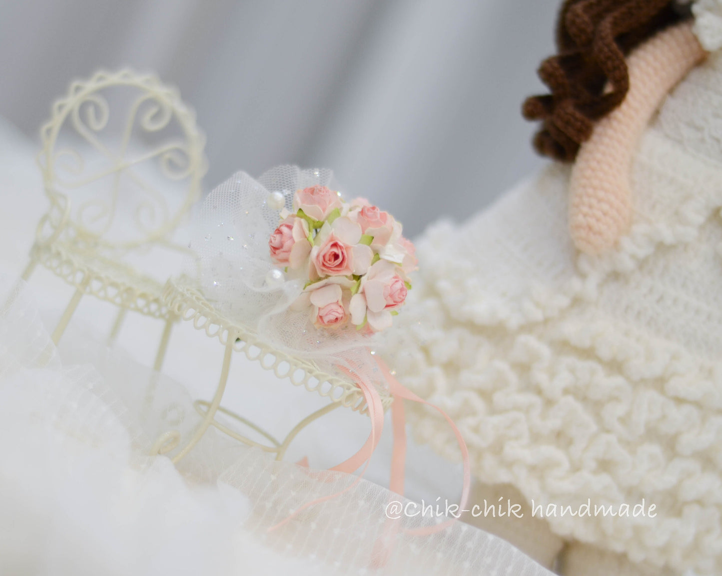 Crochet Doll Pattern GRACE the BRIDE Amigurumi PDF in English, Français, Italiano